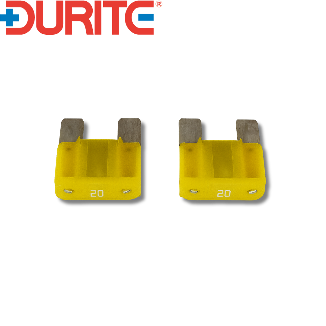 Yellow Maxi Blade Type Fuse - 20A (Pack of 2)
