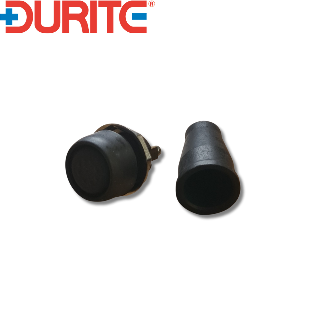 Splashproof Push Button Momentary On Switch - 12.5A at 12V