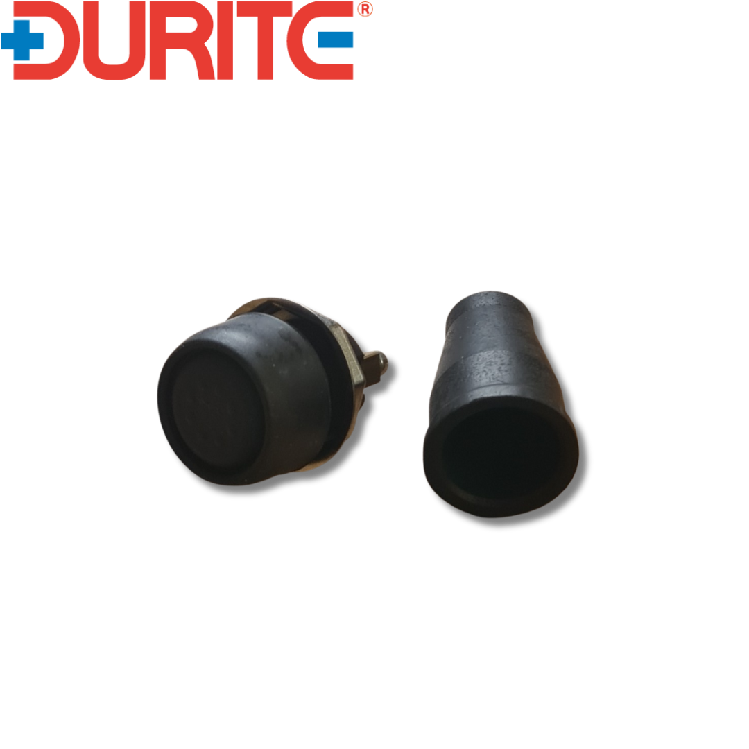 Splashproof Push Button Momentary On Switch - 12.5A at 12V