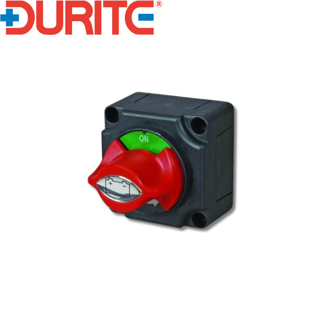 Rotary Marine Battery Isolator with Removable Control Knob in Off Position - 300A 48V