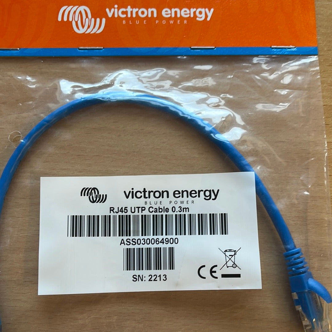 Victron energy RJ45 UTP Cable 0.3m