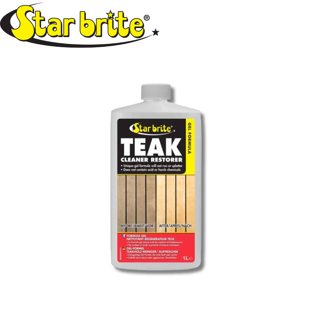 Teak Cleaner Restorer Gel Formula - 1 Litre