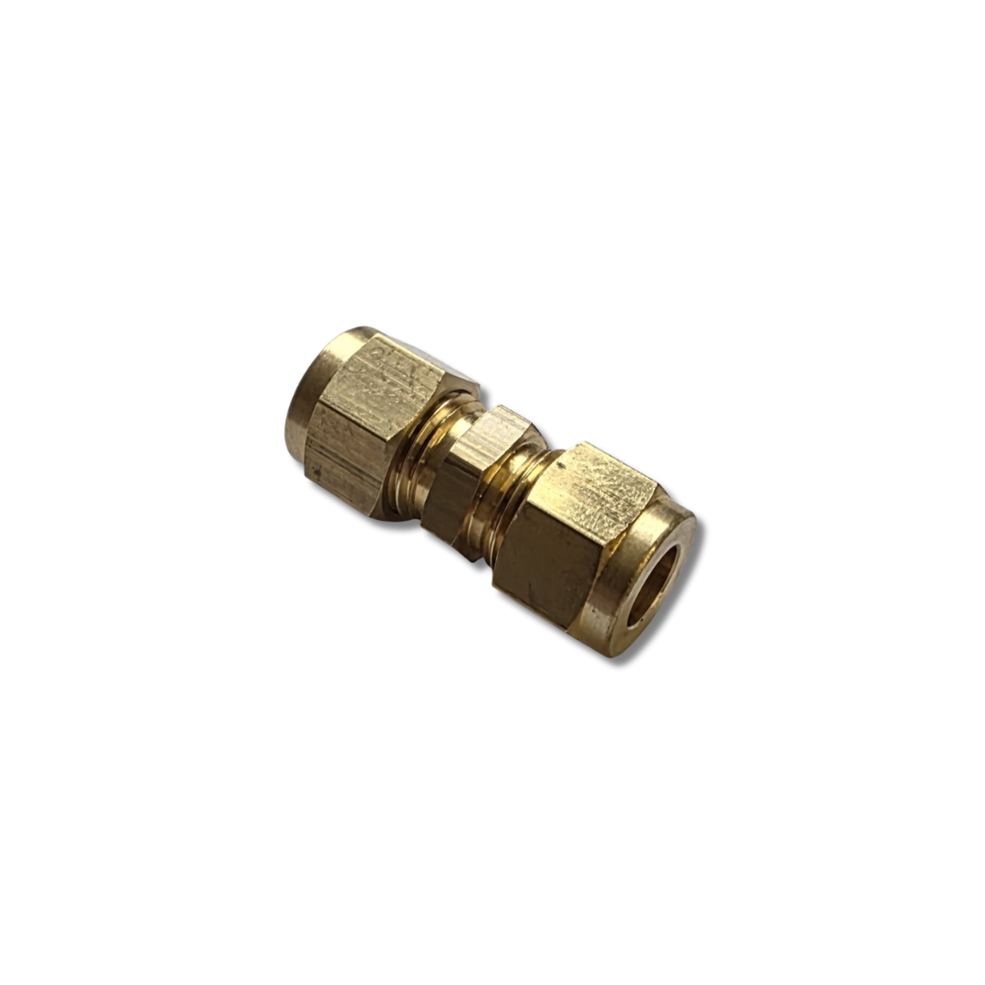 1/4" Straight Compression Coupling