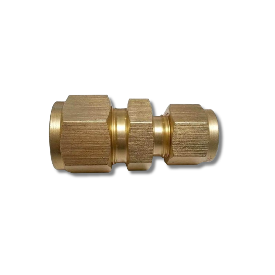 Brass Straight Coupling 5/16" x 3/16"