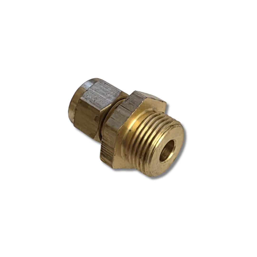 Brass Male Coupling 3/8" BSP to 5/16" Compression)