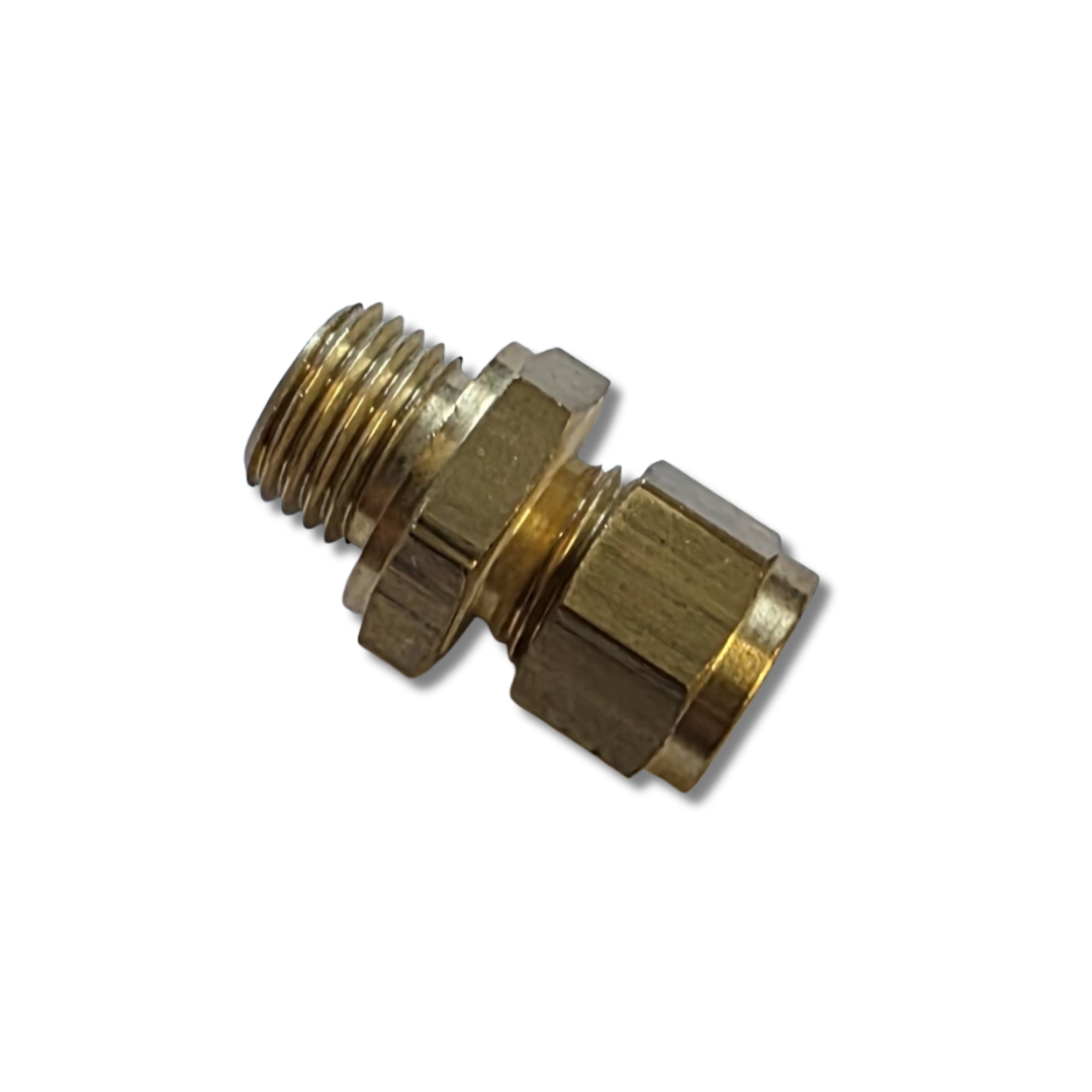 Brass Union Adaptor M14 X 1.5 X 5/16"