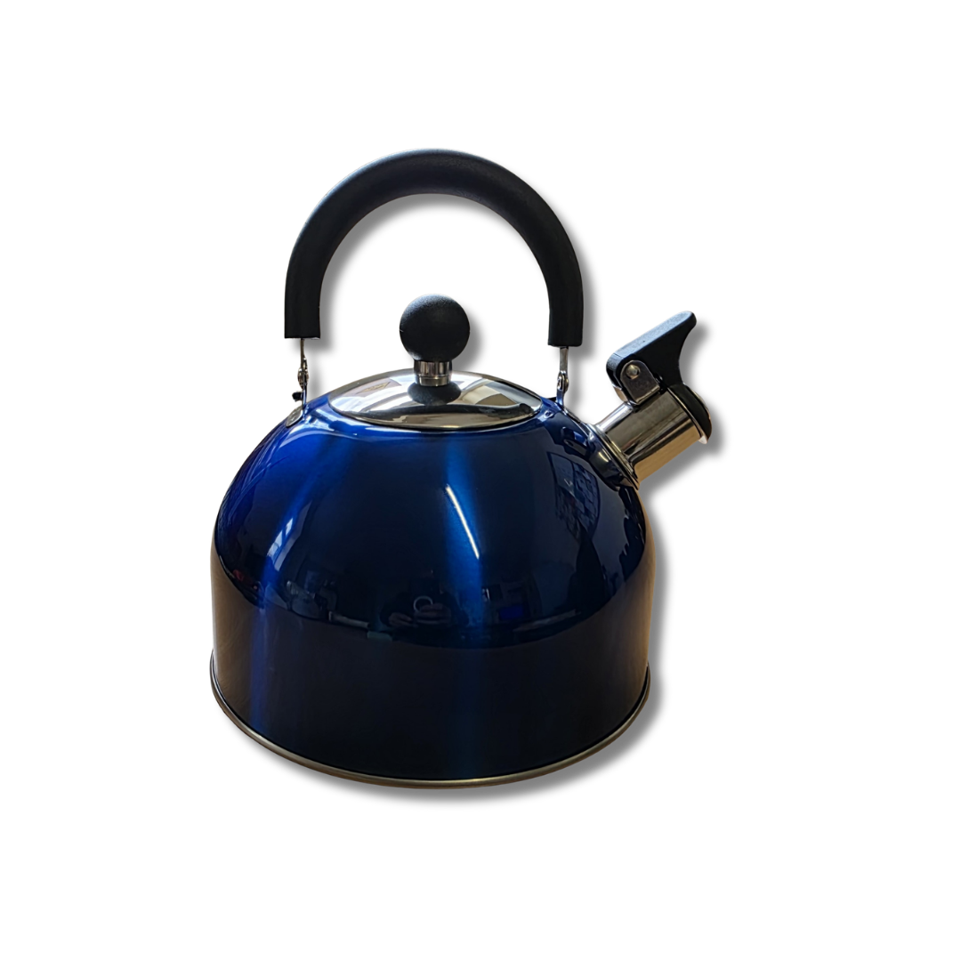 Stainless Whistling Kettle - 2.5L - Blue