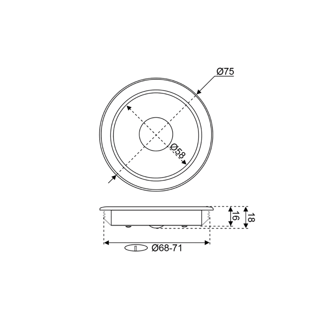 Recessed LED Downlight Dimmable
