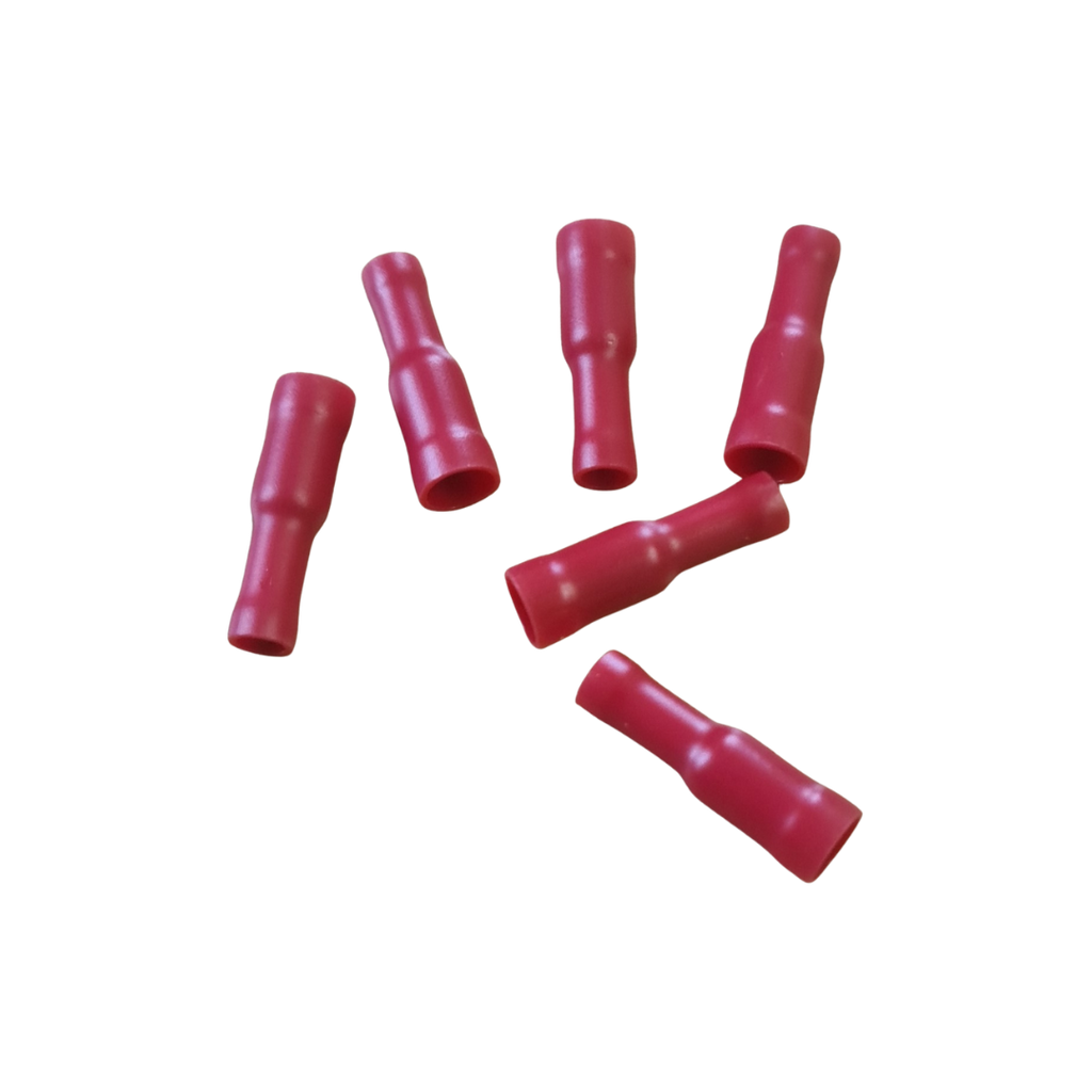 Connector Round - Female - 4mm Qty 6