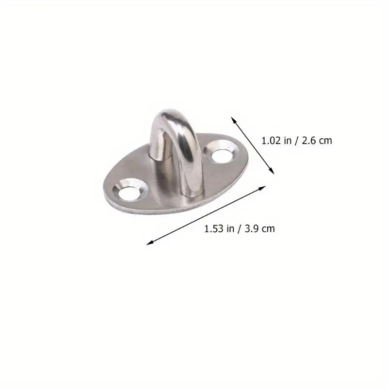 U-Shaped Hook Plates - Stainless Steel  - 1.5 inch