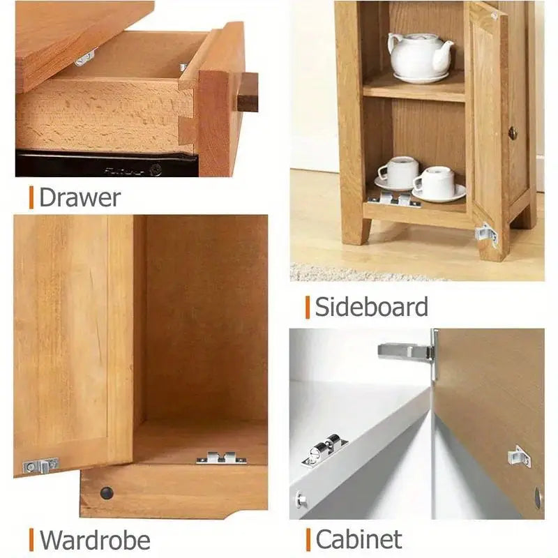 Furniture Door Ball Latch - Brass Double Roller  - 1.85 inch