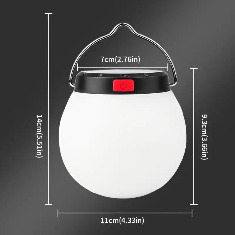 Portable Solar Camping Light – USB Rechargeable, 3 Modes