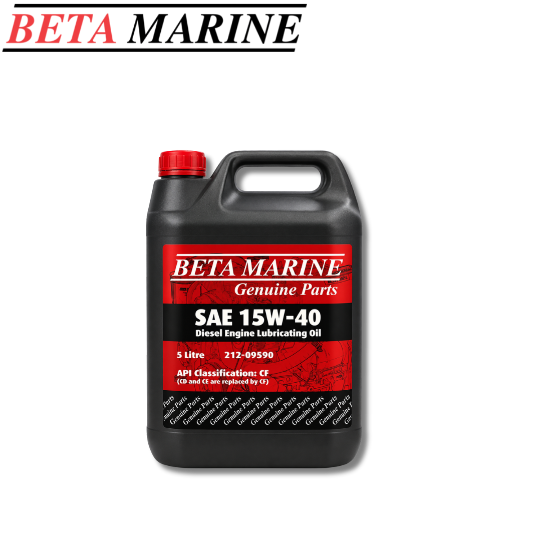 Beta Marine SAE 15W-40 Oil - 5 Litres