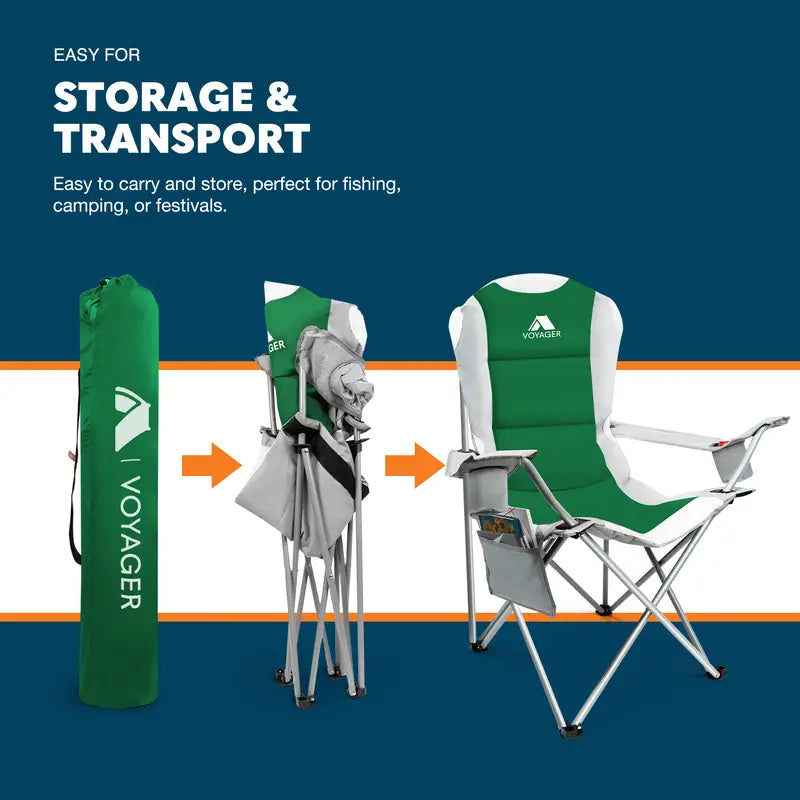 Padded Outdoor Camping Chair