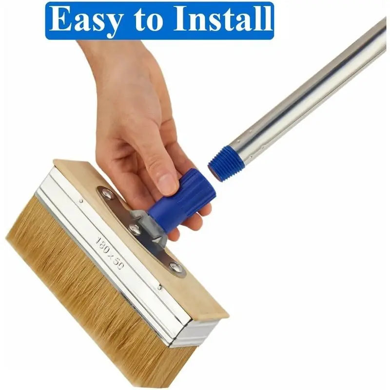 Decking Paint Brush Deck Stain Applicator 7"  with 60" Long Handle