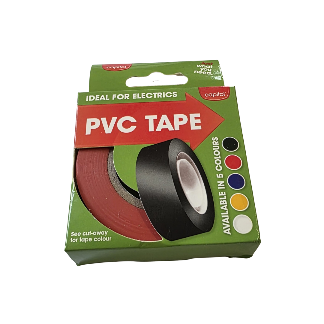 Capitol PVC Electrical Tape 18mm x 12m