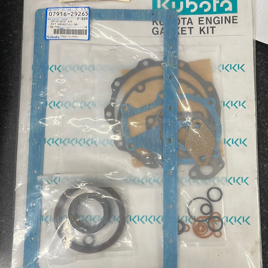 Kubota Engine Gasket Kit