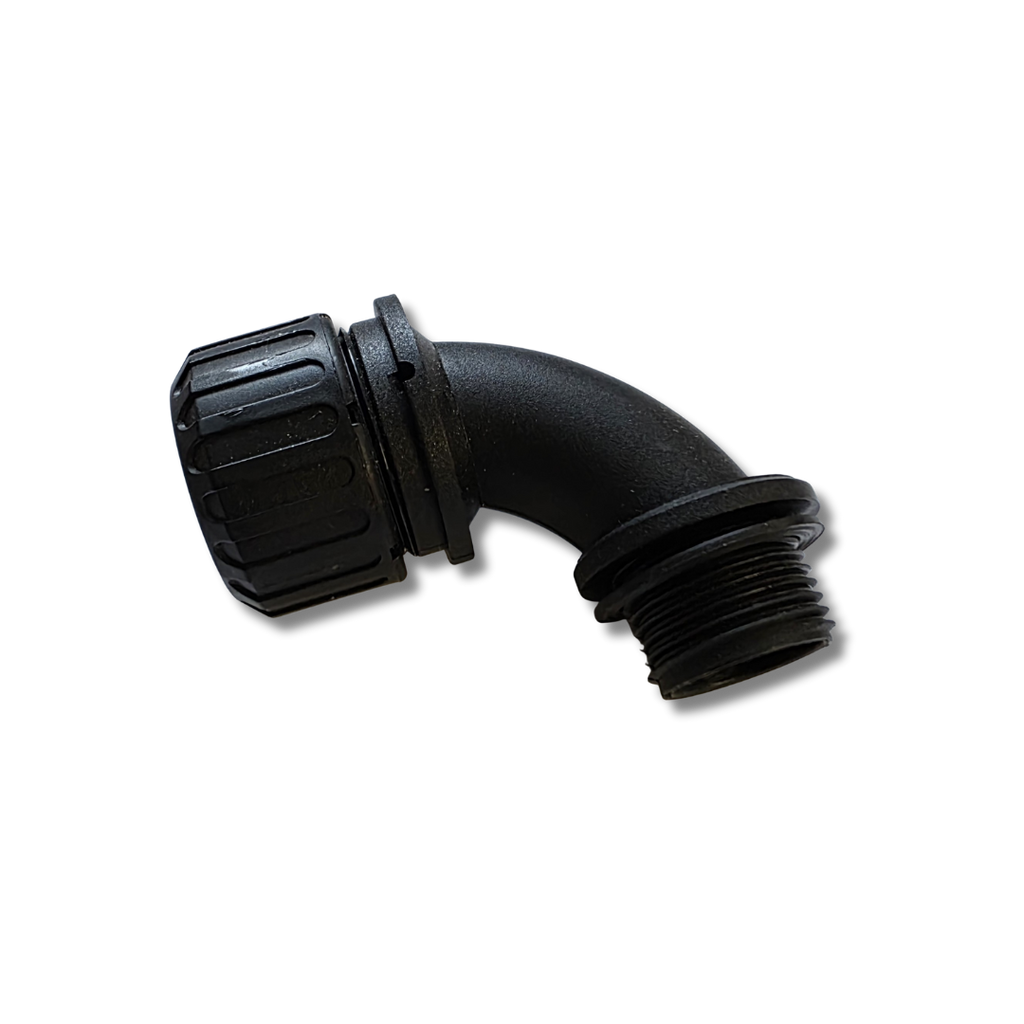 Adaptaflex 21MM 90D  Elbow Conduit Fitting M20 - Black
