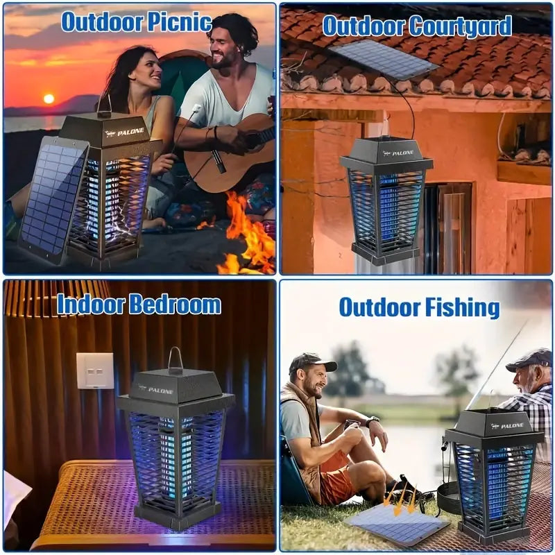 Solar Electric Bug Zapper - USB & Solar