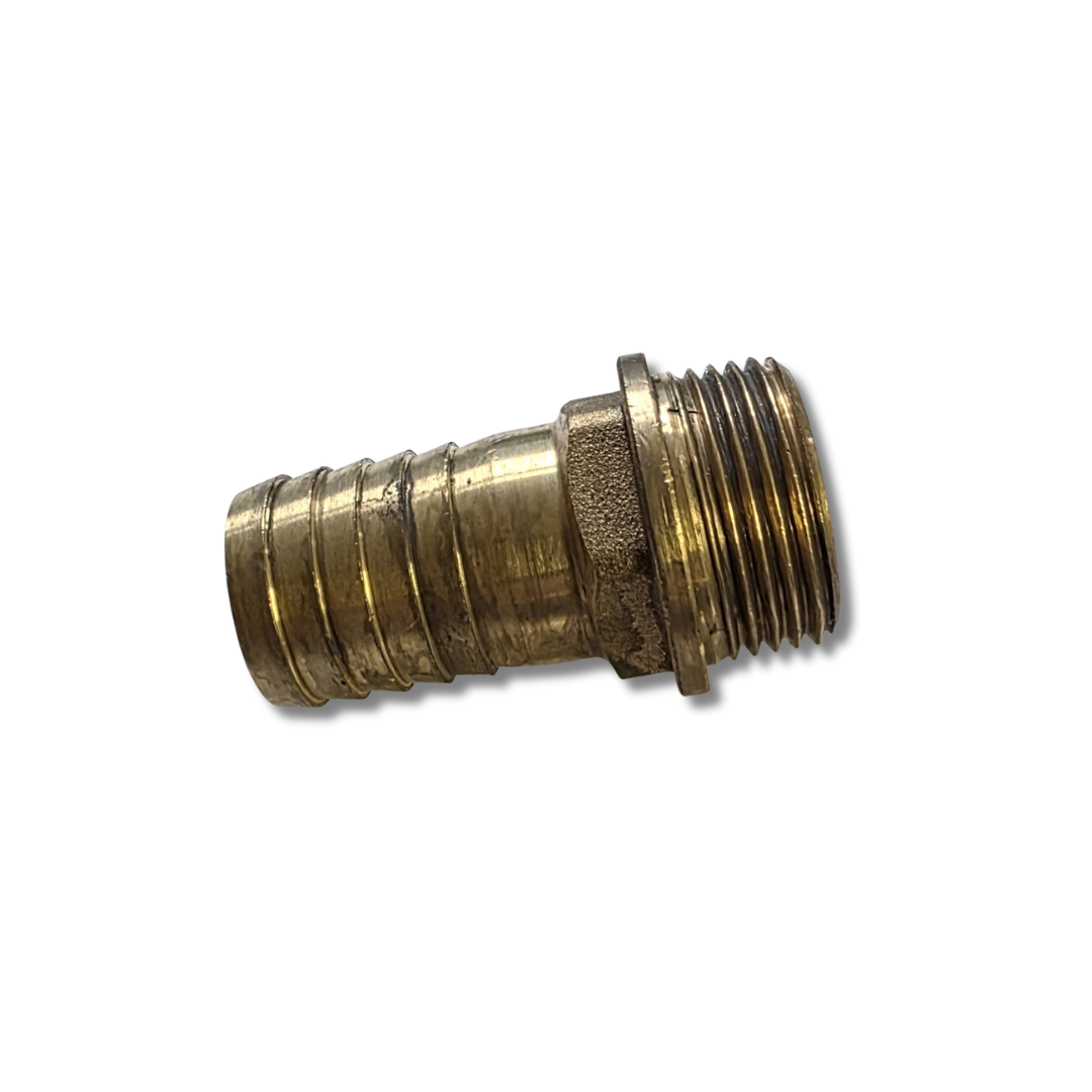 1″ BSP Male to 28 mm Brass Hose Tail Connector