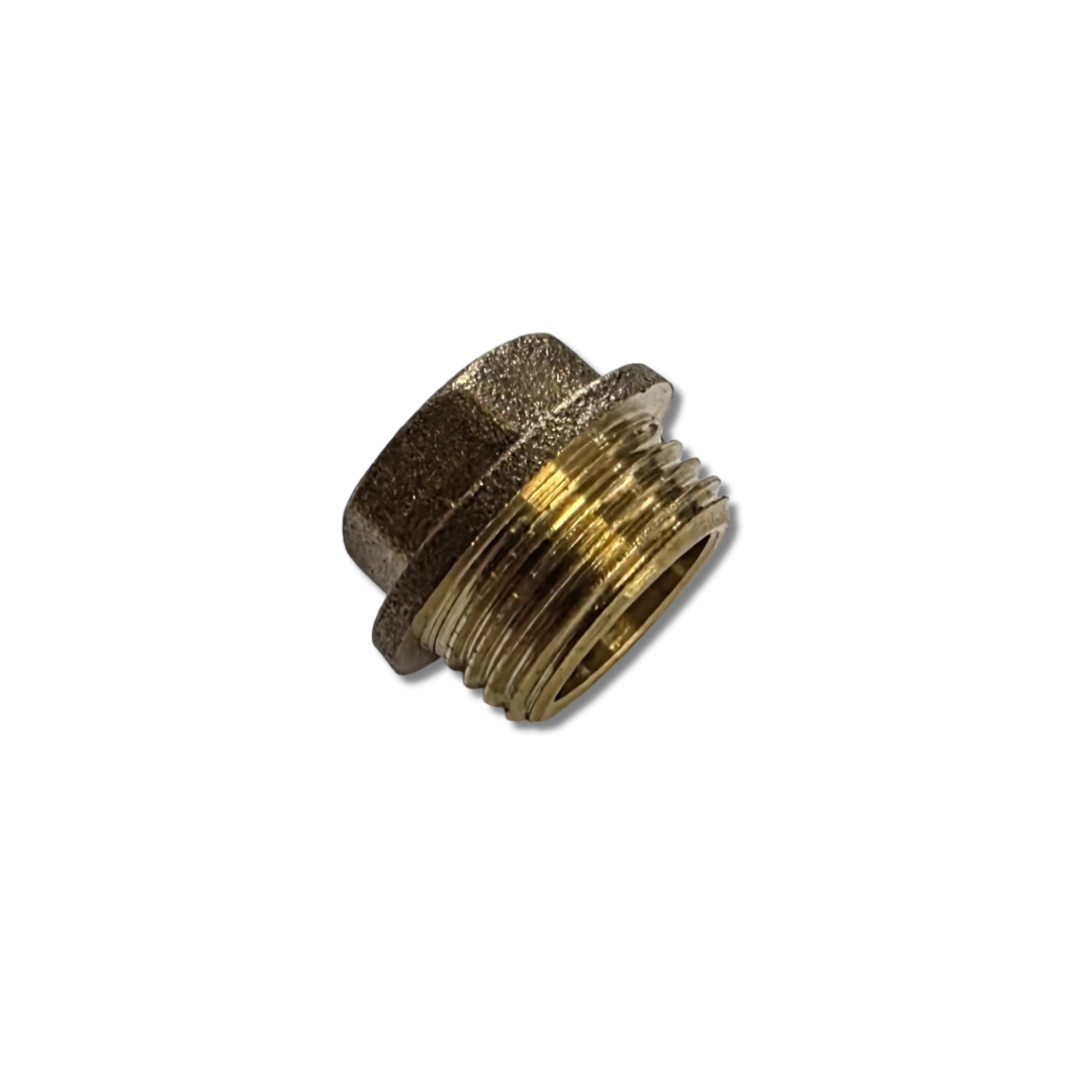 Brass Tapered Plug 3/8" BSPT Male