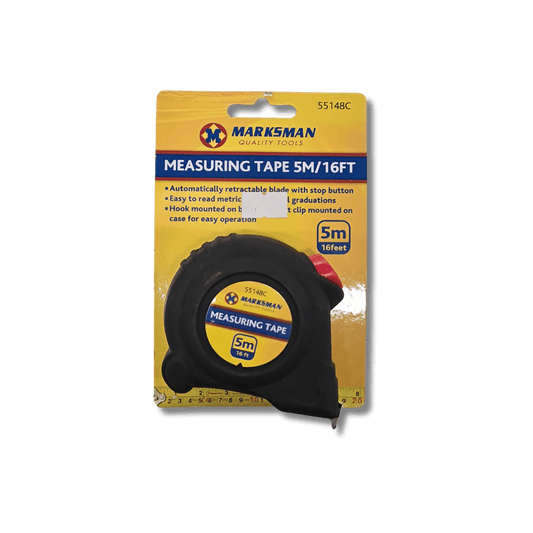 Marksman Measuring Tape 5M/16FT