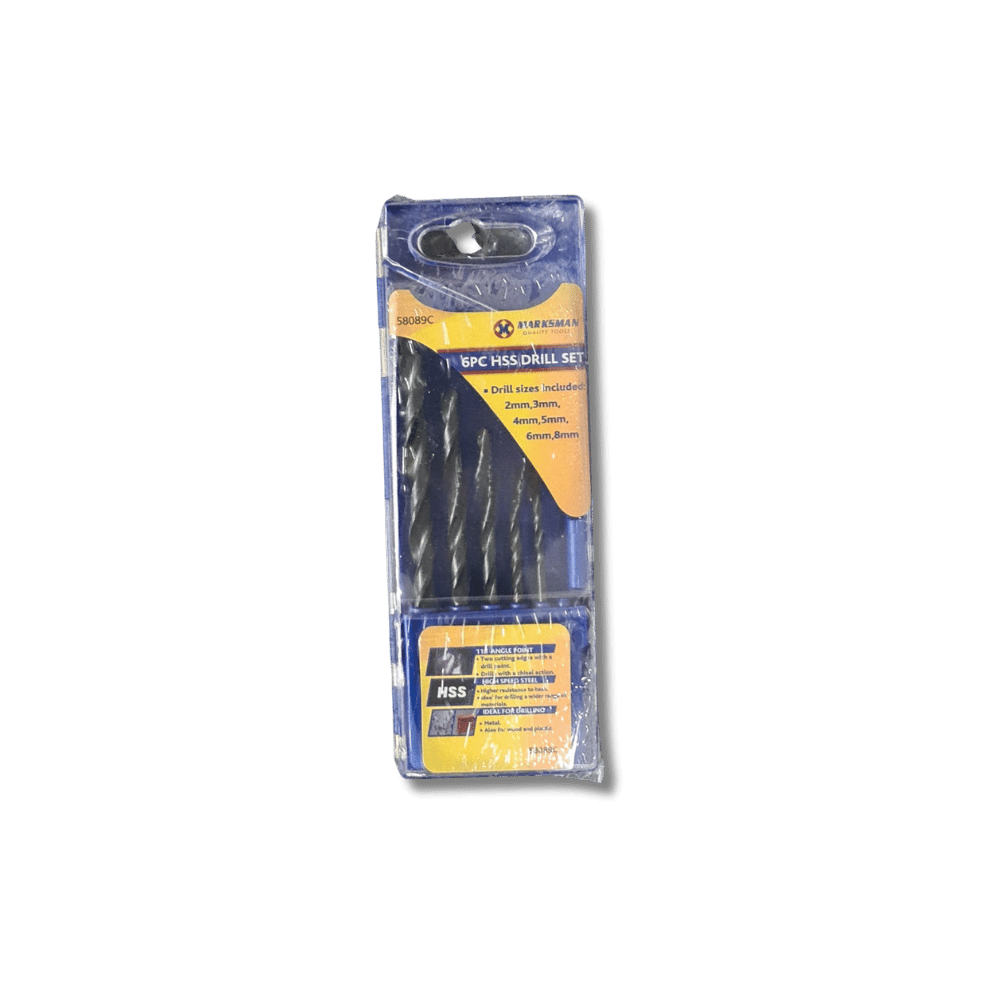 Marksman 6pc HSS Drill Set