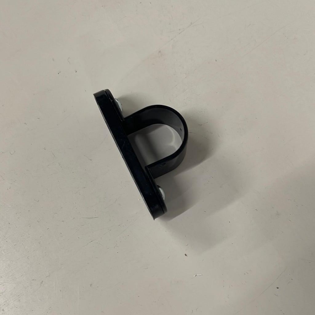 UPVC SPACER BAR SADDLE CLIP BLACK 20MM