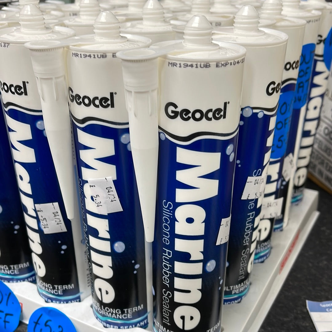 Out of Date 04/23 Geocel Marine Silicone Rubber Sealant 310ml