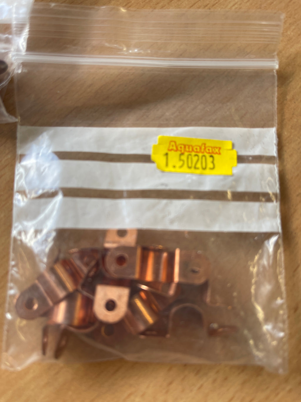 5/16 Copper Saddle Clamps - Pack of 10