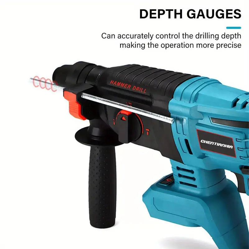 Cordless SDS Rotary Hammer Drill – 2 Batteries