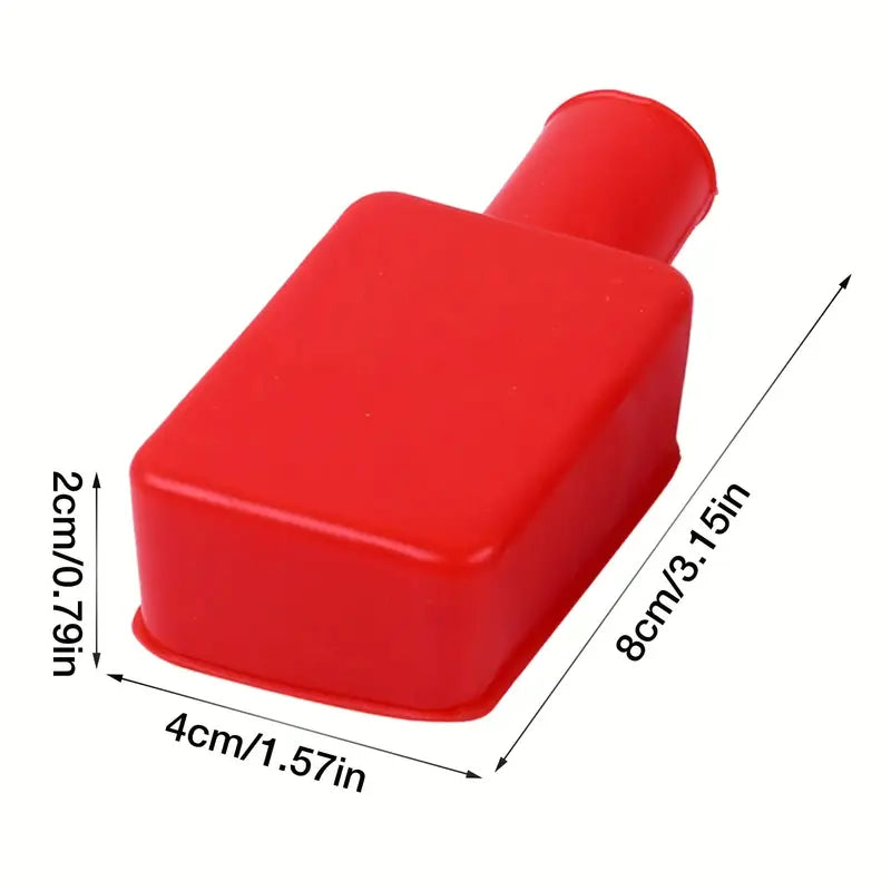 Battery Terminal Covers - Black & Red 2 Pack