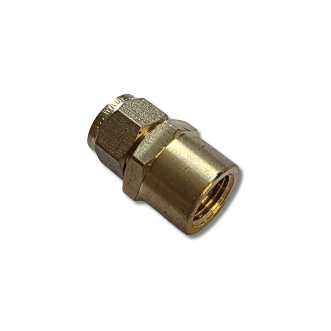 Brass Gas 5/16" to 3/8" BSP Female Taper