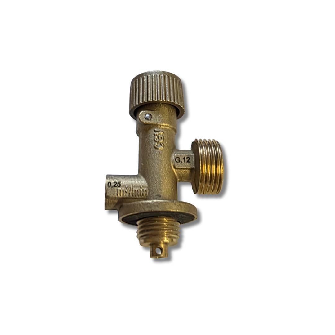 Camping Gas Tap with Pressure Relief Valve