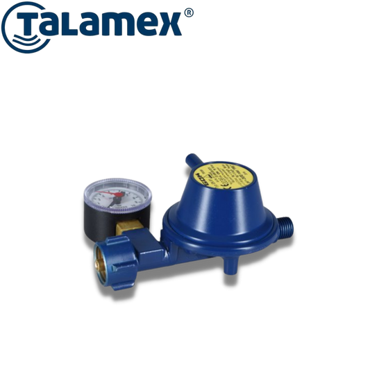 Gas Pressure Regulator Straight 30mBar with Manometer