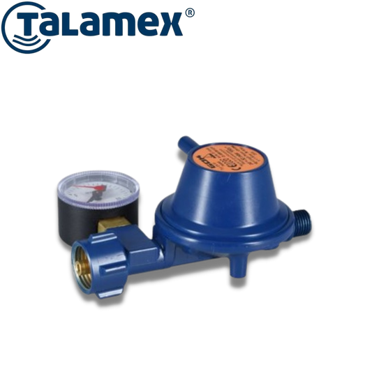 Gas Pressure Regulator Straight 50mBar with Manometer