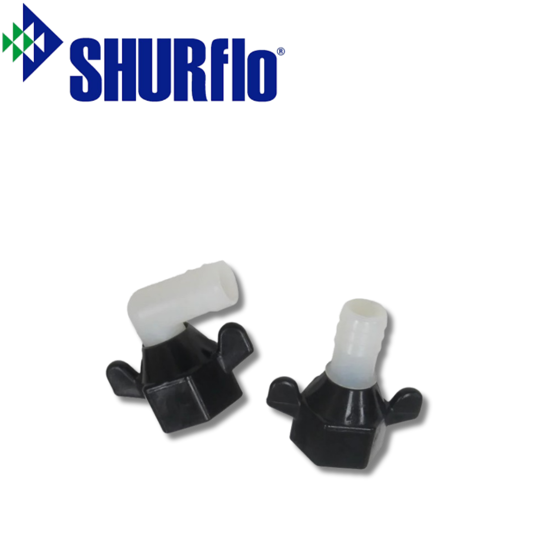 Shurflo Pump Fittings Elbow & Straight 1/2