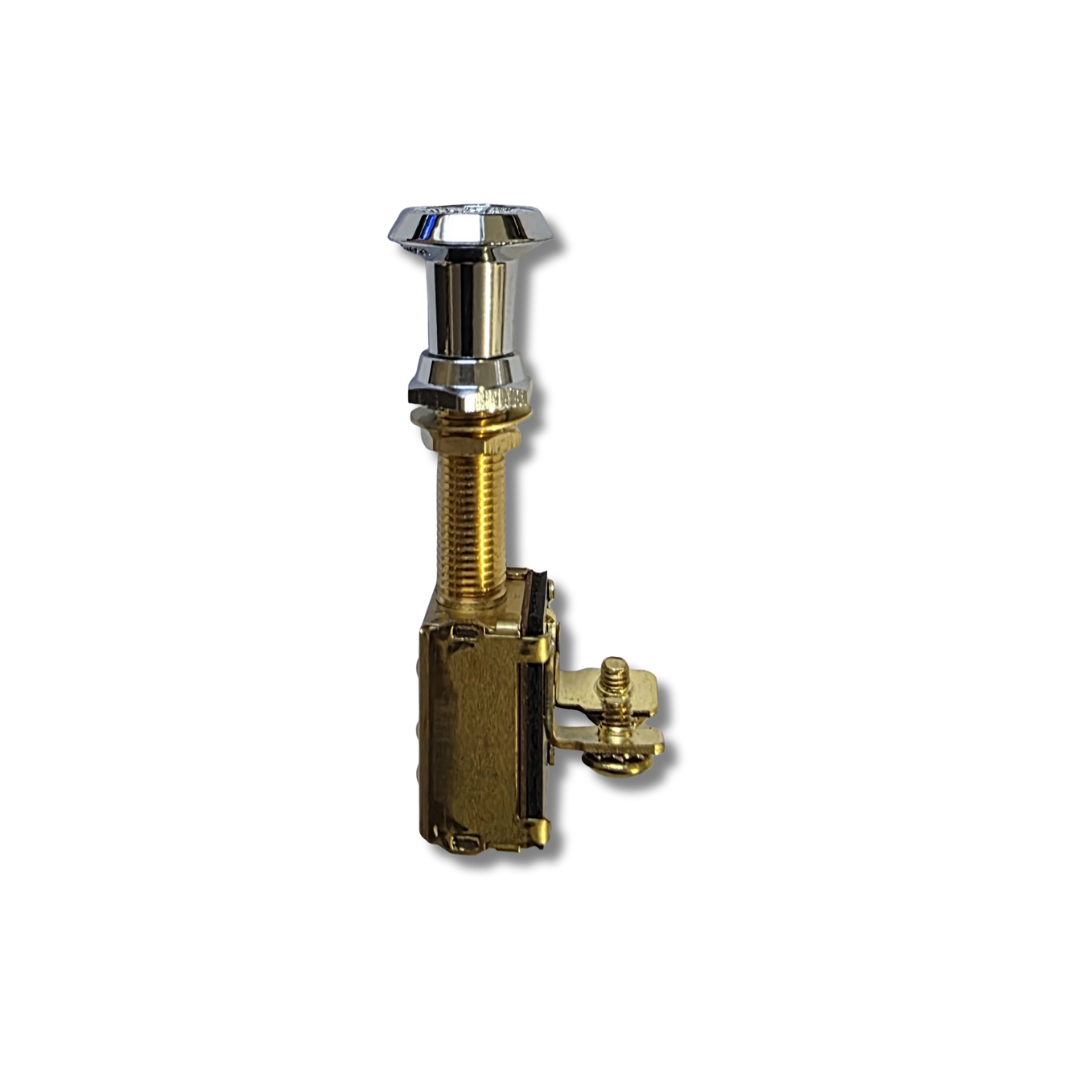 Chrome Pull Push On/Off Button Switch