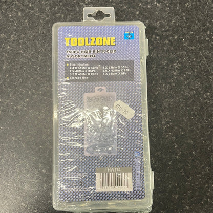 Toolzone  R Clip 150pcs - Assortment