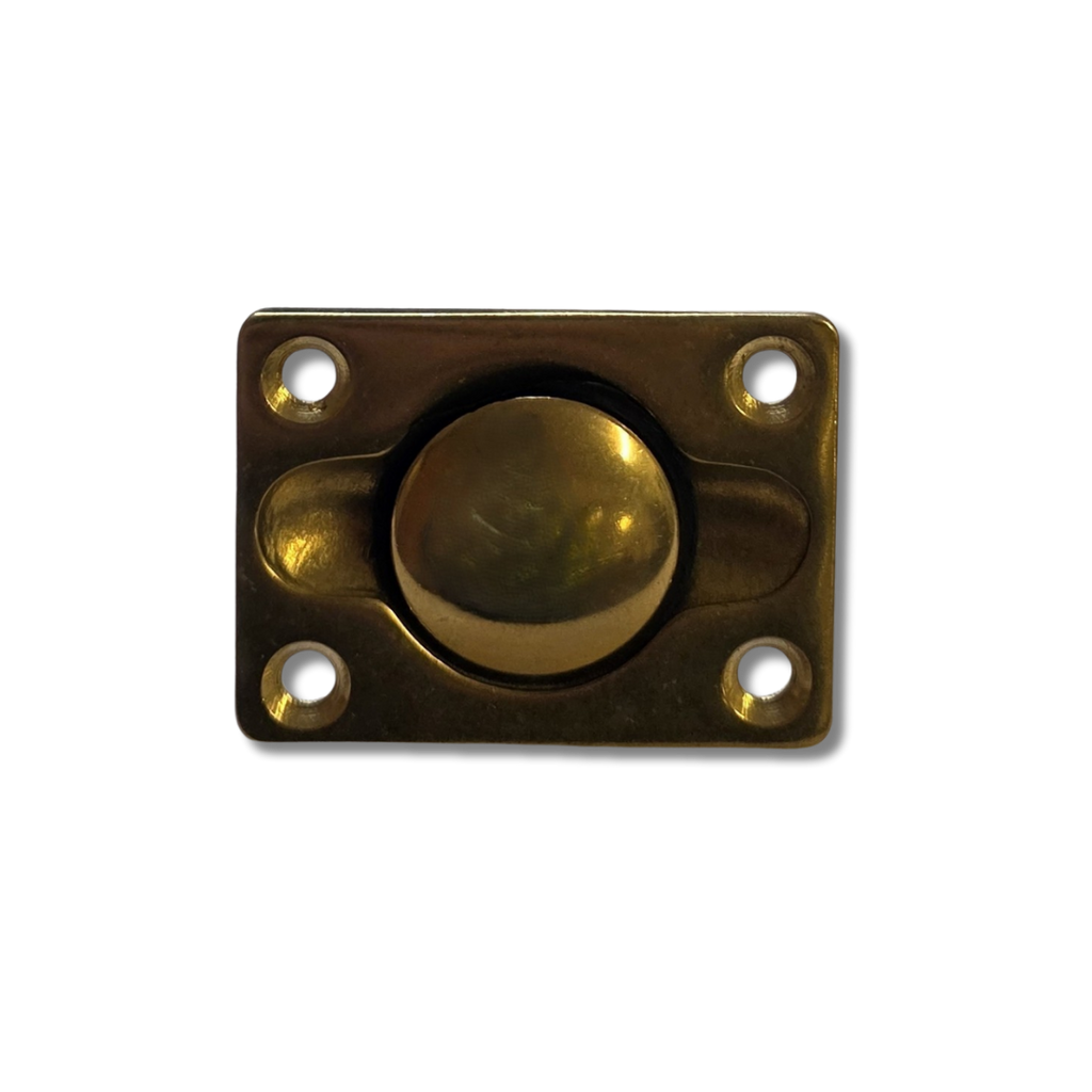 Brass Lifting Ring- Plug (2.5" x 1.78")