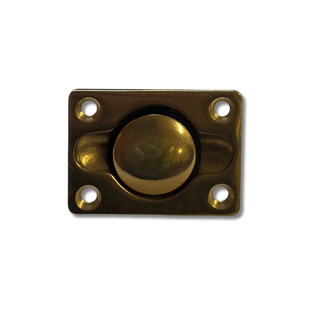 Brass Lifting Ring- Plug (2.5" x 1.78")