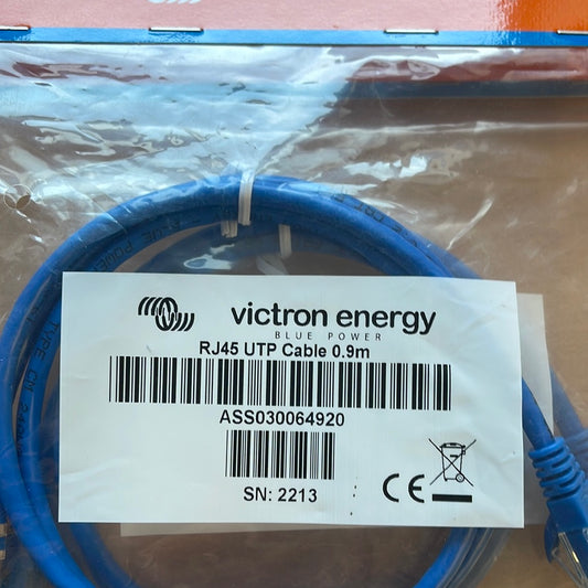 Victron energy RJ45 UTP Cable 0.9m