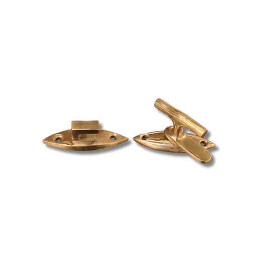 AG Casement Fastener Brass 2 1/4" Tap Head