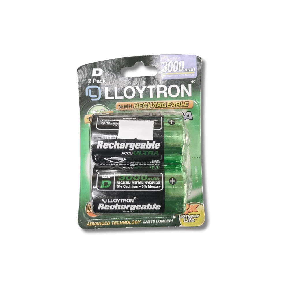 Lloytron Rechargeable D Batteries