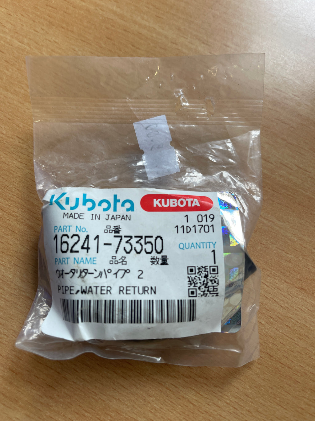 Kubota Water Return Pipe 16241-73350