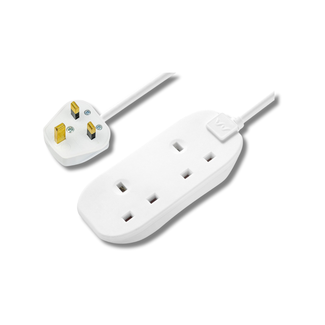 3 Metre 2-Way Indoor Extension Lead
