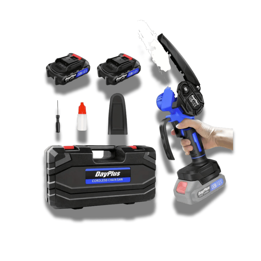Cordless Chainsaw – 6-Inch, Brushless, 2 Batteries