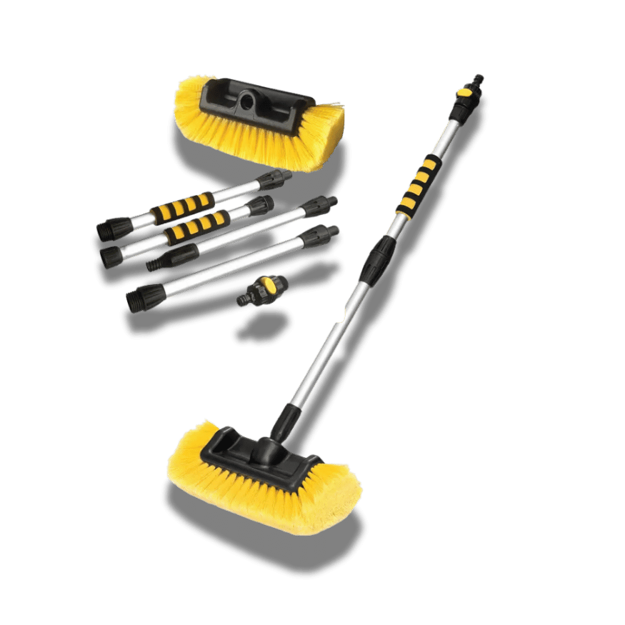 5FT Water‑Fed Wash Brush – Soft Bristle, 11in Head
