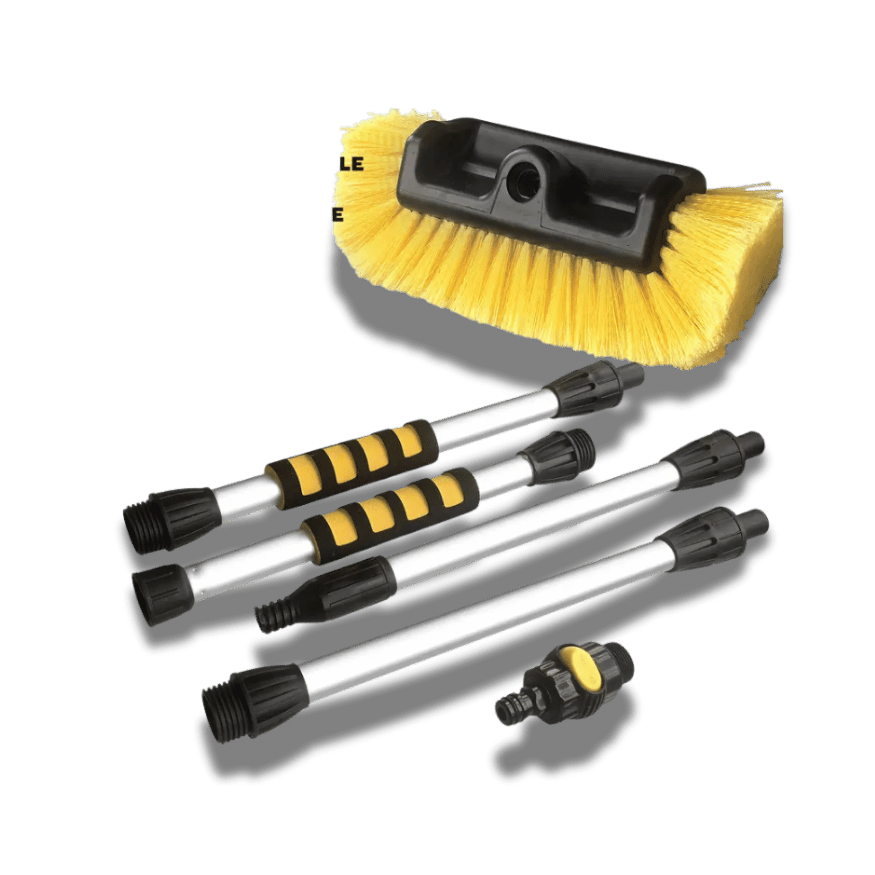5FT Water‑Fed Wash Brush – Soft Bristle, 11in Head