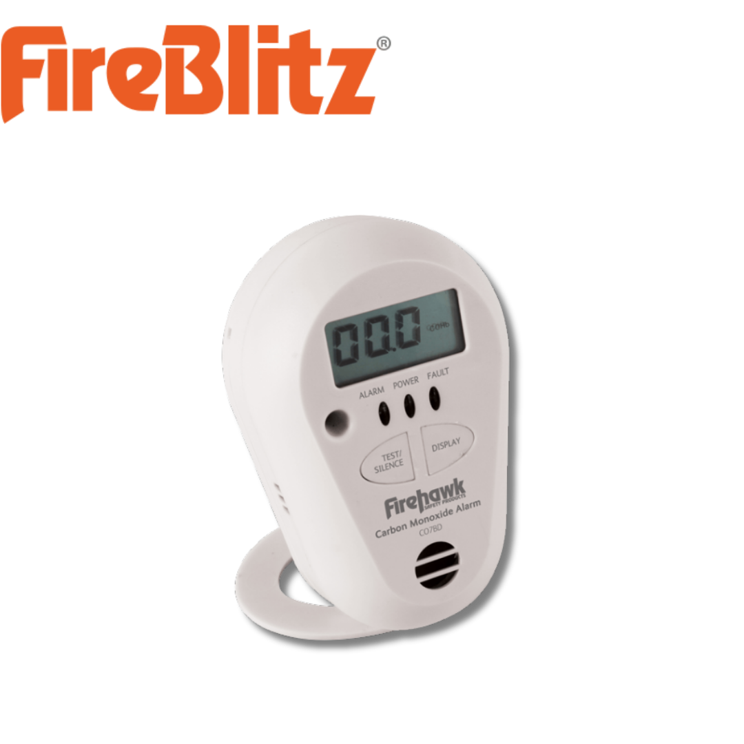 Firehawk Carbon Monoxide Alarm - LCD Display